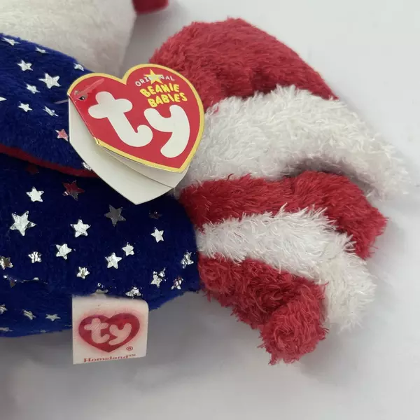 Ty Beanie Baby Homeland the Patriotic Rooster With Tags