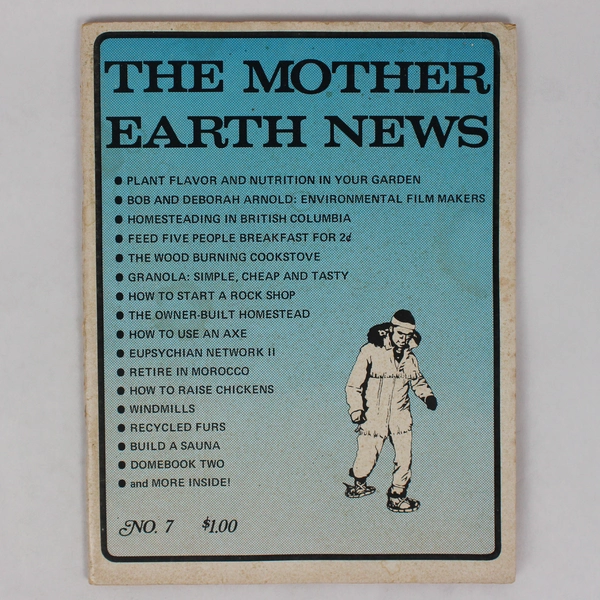 Vintage The Mother Earth News January 1971 Issue #7