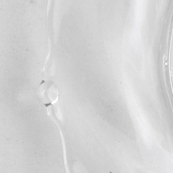 Lot Of 3 Heisey Waverly Pattern Clear Glass Luncheon Plate 8.75" Diameter