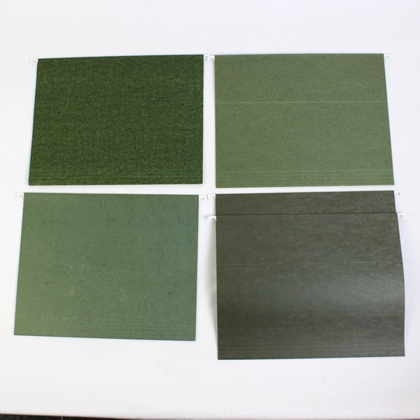 Lot of 25 Letter Size Hanging File Folder Inserts