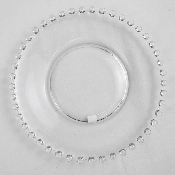 Lot Of 3 Imperial Glass-Ohio Candlewick Pattern Clear Glass Luncheon Plate