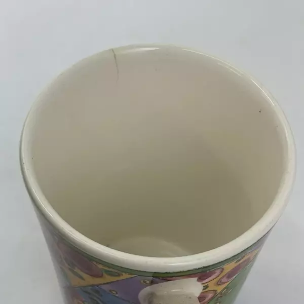 Set of 4 Sango Sue Zipkin The Sweet Shoppe Coffee Mugs Lemon Meringue 3023