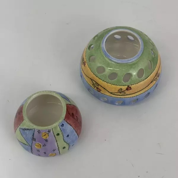 Sango The Sweet Shoppe Votive or Tealight 2 Piece Candle Holder