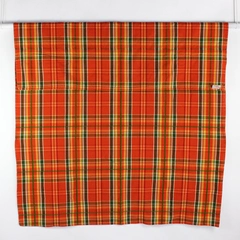 Wal-Mart Better Homes & Gardens Table Cloth Orange/Green Plaid 56" x 73.5"