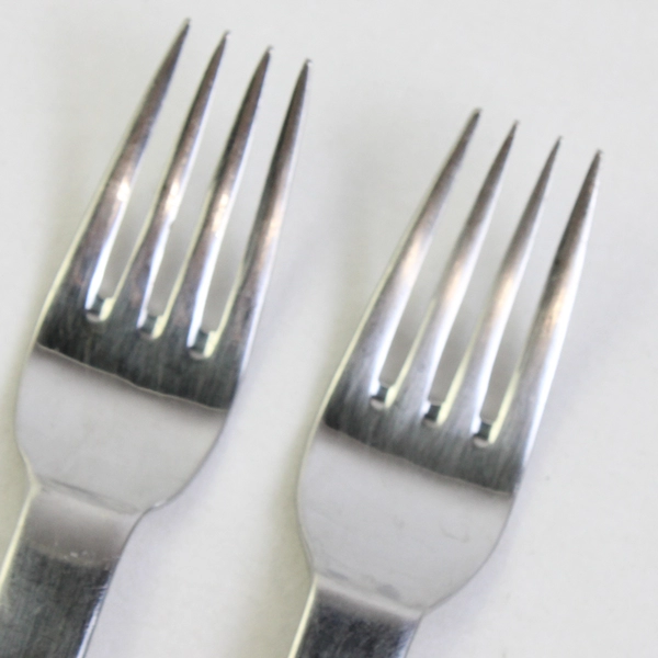 Set of 2 Sabatier SB18 Stainless Steel Dinner Forks