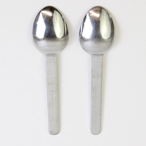 Set of 2 Sabatier SB18 Stainless Steel Soup Spoons