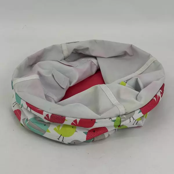 Thirty-One Collapsible Round Utility Tote Tweetheart Spring Summer Bucket Bag