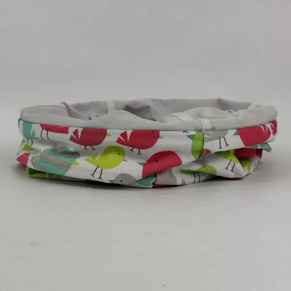 Thirty-One Collapsible Round Utility Tote Tweetheart Spring Summer Bucket Bag