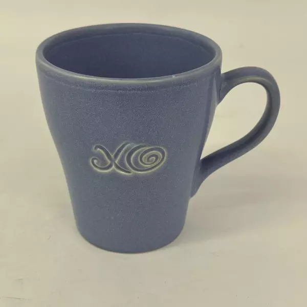 Starbucks XO Periwinkle Blue 2006 Valentine Mug Hugs and Kisses Vintage Cup