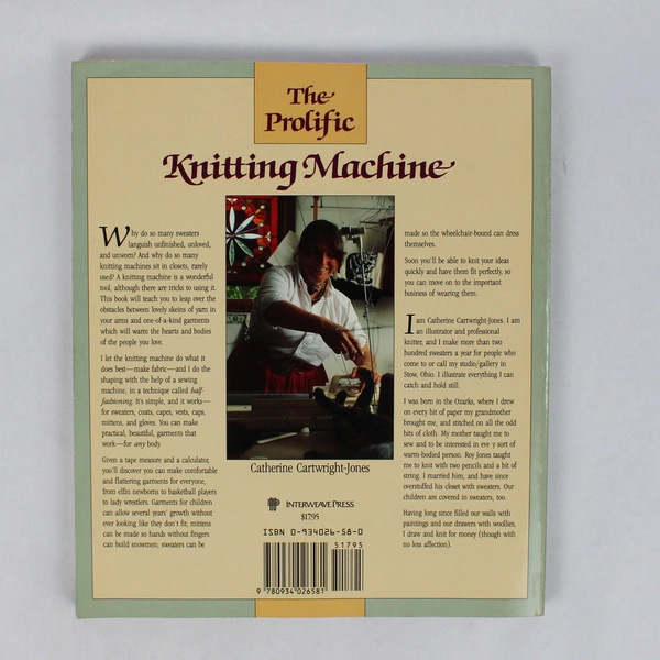 The Prolific Knitting Machine By Catherine Cartwright-Jones 1990 Paperback
