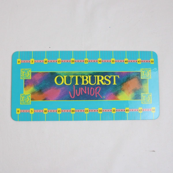 Vintage 1989 Outburst Junior Trivia Game Missing Timer
