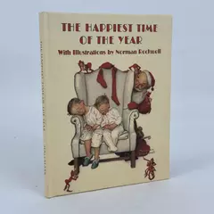 The Happiest Time of the Year Book Norman Rockwell Hallmark Christmas 1973