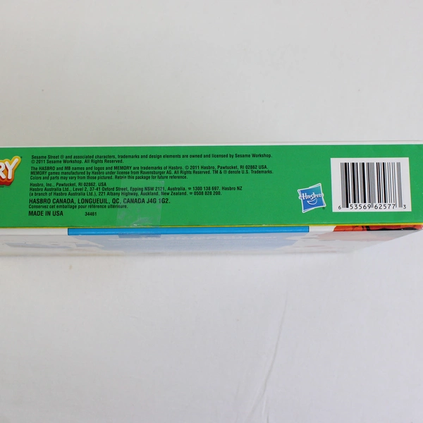 2011 Hasbro Memory Game Sesame Street Edition Complete