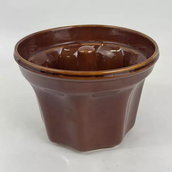 Vintage Williams Sonoma Ceramic Monkey Bread Mold Brown