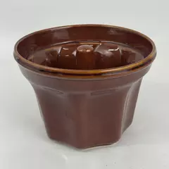 Vintage Williams Sonoma Ceramic Monkey Bread Mold Brown