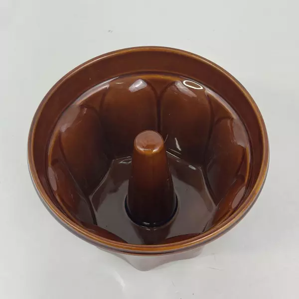 Vintage Williams Sonoma Ceramic Monkey Bread Mold Brown