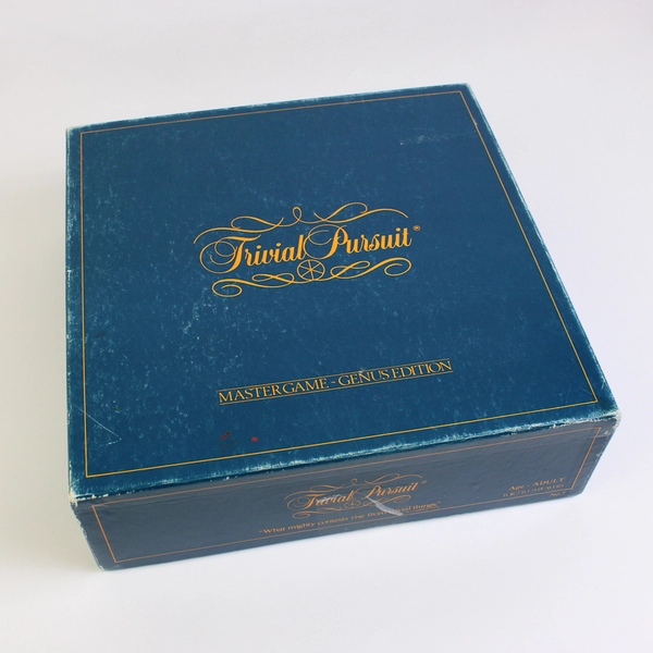 Vintage 1981 Horn Abbot Trivial Pursuit Master Game Genus Edition