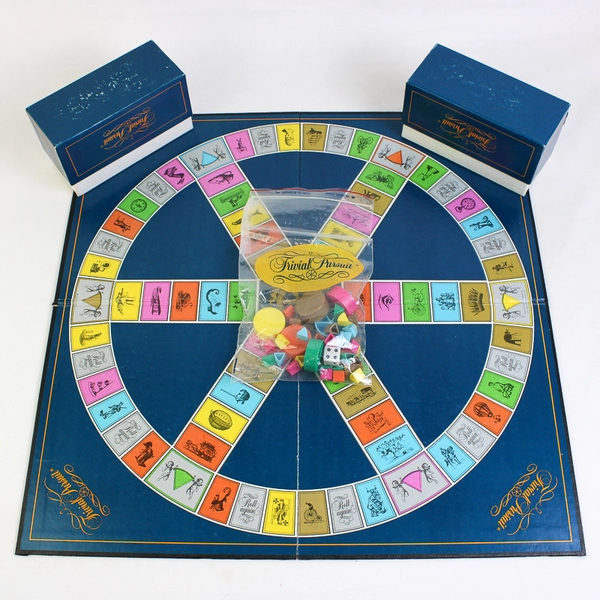 Vintage 1981 Horn Abbot Trivial Pursuit Master Game Genus Edition