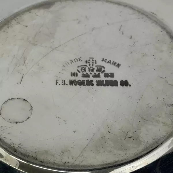 Vintage FB Rogers 1883 Silver Plate Candy Or Nut Dish 6.5 Inch
