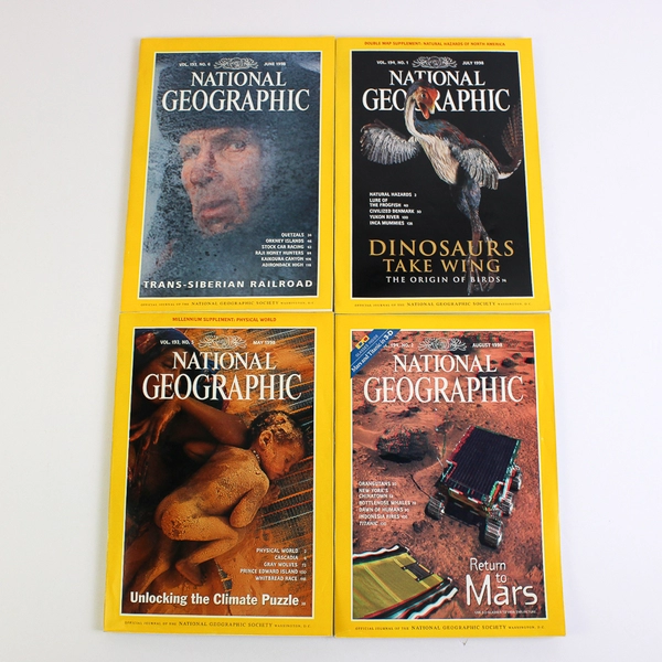 1998 National Geographic Magazine Complete Collection Set of 12