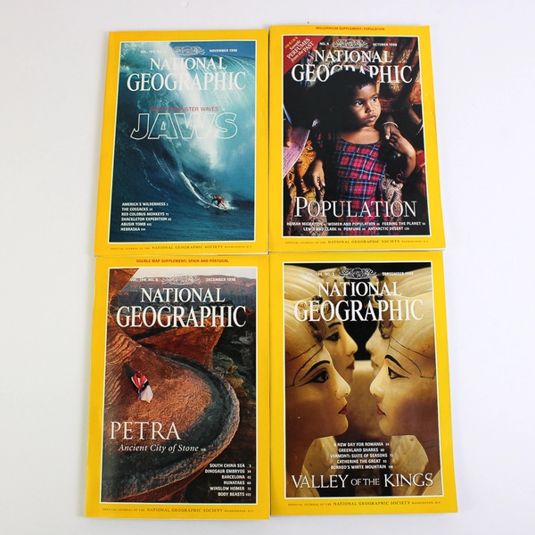 1998 National Geographic Magazine Complete Collection Set of 12