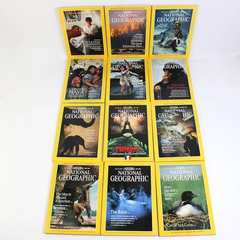 1989 National Geographic Magazine Complete Collection Set of 12