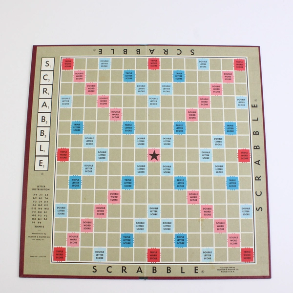 Vintage Selchow & Righter Co. Scrabble Game Complete