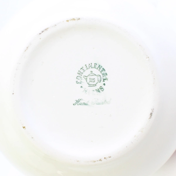 Continental Kilns Green Arbor Ball Floral Ceramic Water Pitcher 6.5" Tall