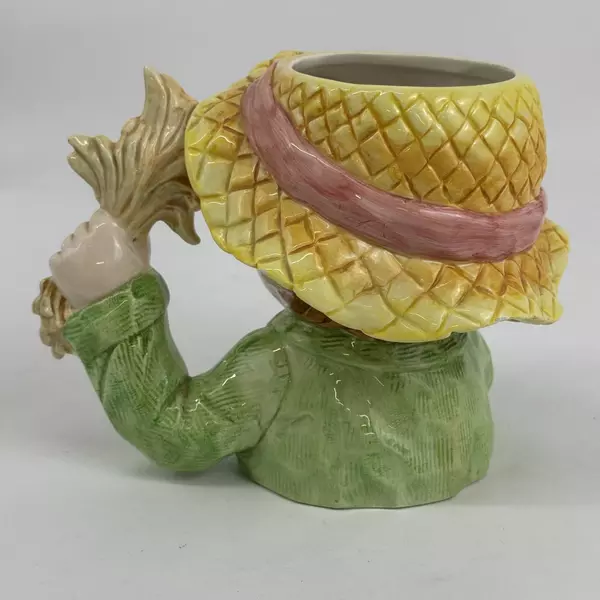 1999 Enesco Precious Moments Embossed Country Boy With A Blue Bird Mug