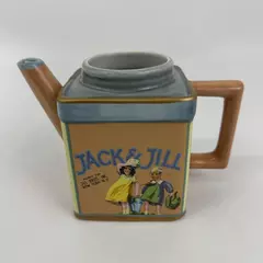 Sakura Vintage Labels Jack and Jill Stoneware 14 Ounce Creamer