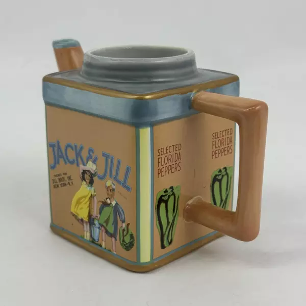 Sakura Vintage Labels Jack and Jill Stoneware 14 Ounce Creamer