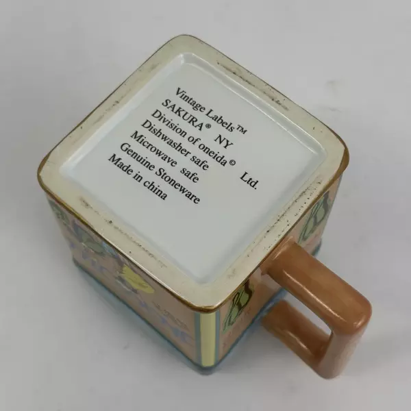 Sakura Vintage Labels Jack and Jill Stoneware 14 Ounce Creamer