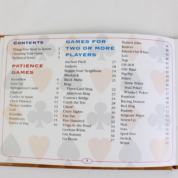 Card Games Gift Set by N.A.C Bathe Complete Set