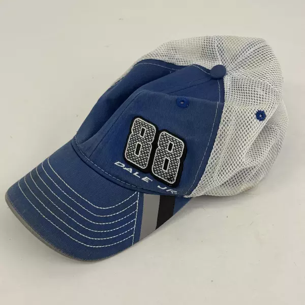 Dale Earnhardt Jr #88 Valvoline NASCAR Blue Mesh Trucker Hat Adjustable Back