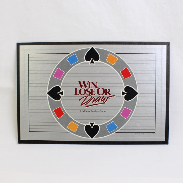 Vintage 1988 Milton Bradley Win Lose or Draw Party Edition Missing Timer