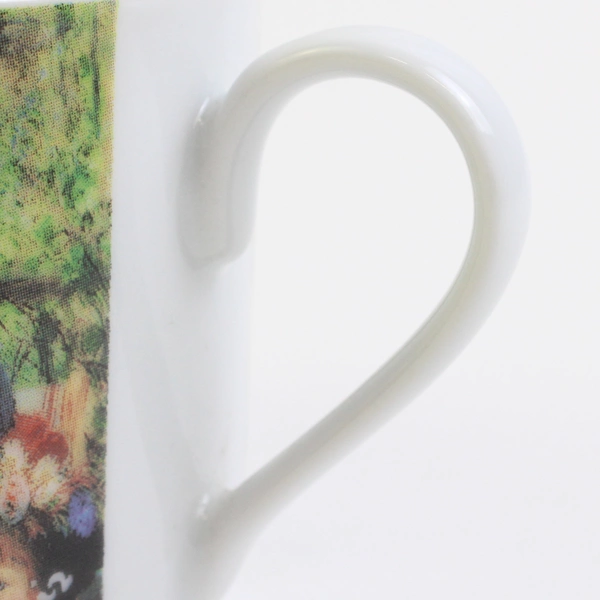 Lot Of 3 Sakura Genuine Porcelain Renoir Pattern Flat Cups 2.5" Tall