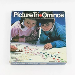 Vintage 1980 Pressman Picture Tri-Ominos Missing Instructions