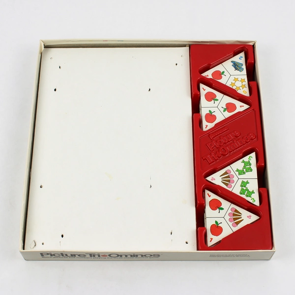 Vintage 1980 Pressman Picture Tri-Ominos Missing Instructions
