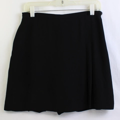 Banana Republic Solid Black Short Skirt Women's Size 8