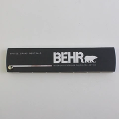 Behr Interior & Exterior Color Collection Swatch Fan Deck Whites/Grays/Neutrals