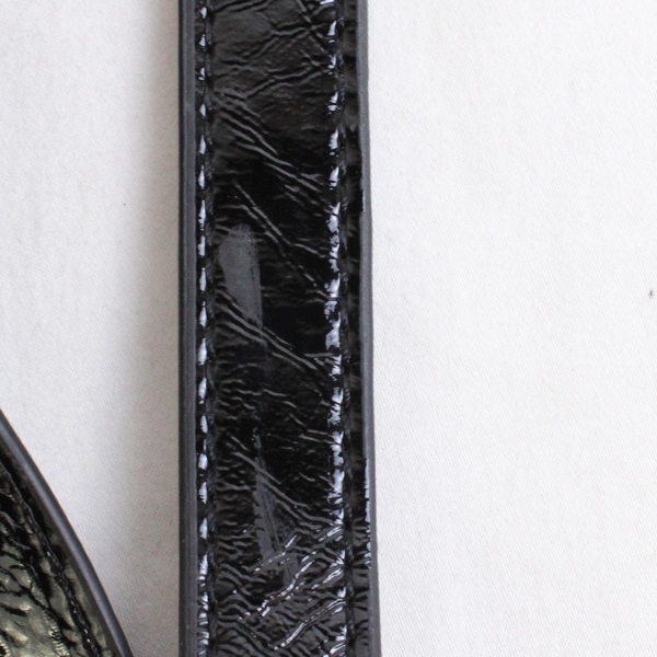 Grace Adele Pink and Black Faux Leather Shoulder Bag Purse