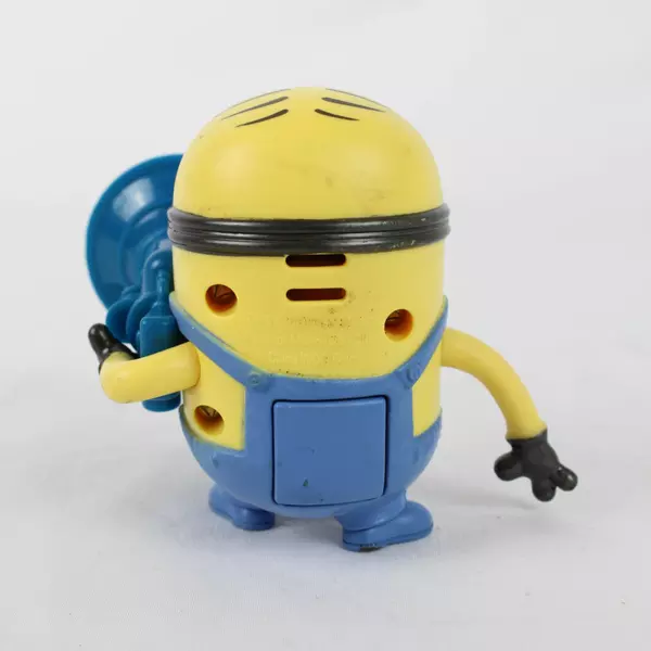 Minion Toy Figure with Gas Gun Accessory Cartoon Character Action Figure