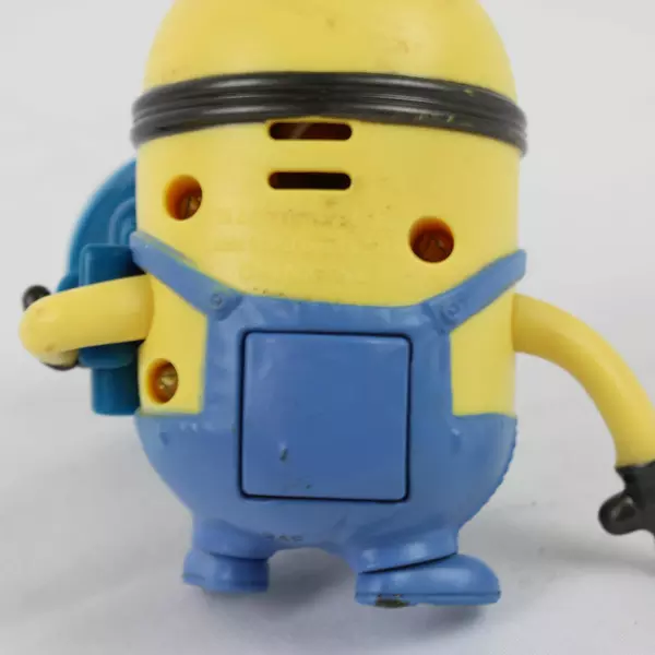 Minion Toy Figure with Gas Gun Accessory Cartoon Character Action Figure