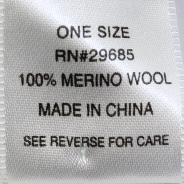 Women's Off-White Knit Gloves with Multicolor Stripes Size Medium