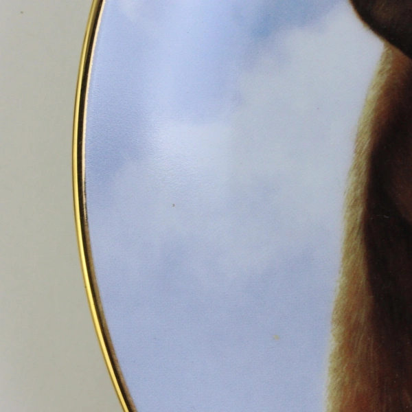 Danbury Mint "His Master's Call" By Simon Mendez Boxers Series Collector Plate