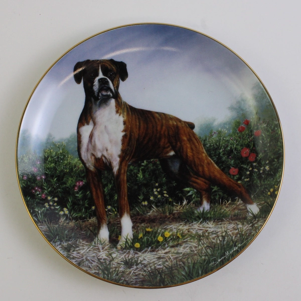 Danbury Mint "Standing Proud" By Simon Mendez Boxers Series Collector Plate