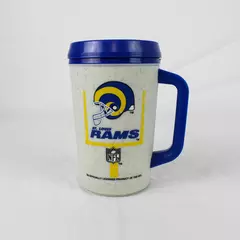 Vintage Aladdin St. Louis Rams Insulated Travel Mug NFL Licensed Thermos