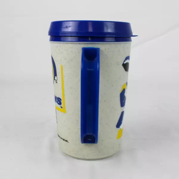 Vintage Aladdin St. Louis Rams Insulated Travel Mug NFL Licensed Thermos