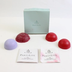 Lot Of 4 Assorted PartyLite Aroma Melts 2.5" Diameter