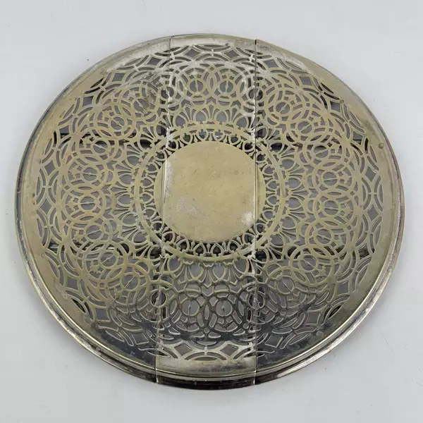 Vintage MSC Middletown Silver Co Expandable Silver Plate Trivet